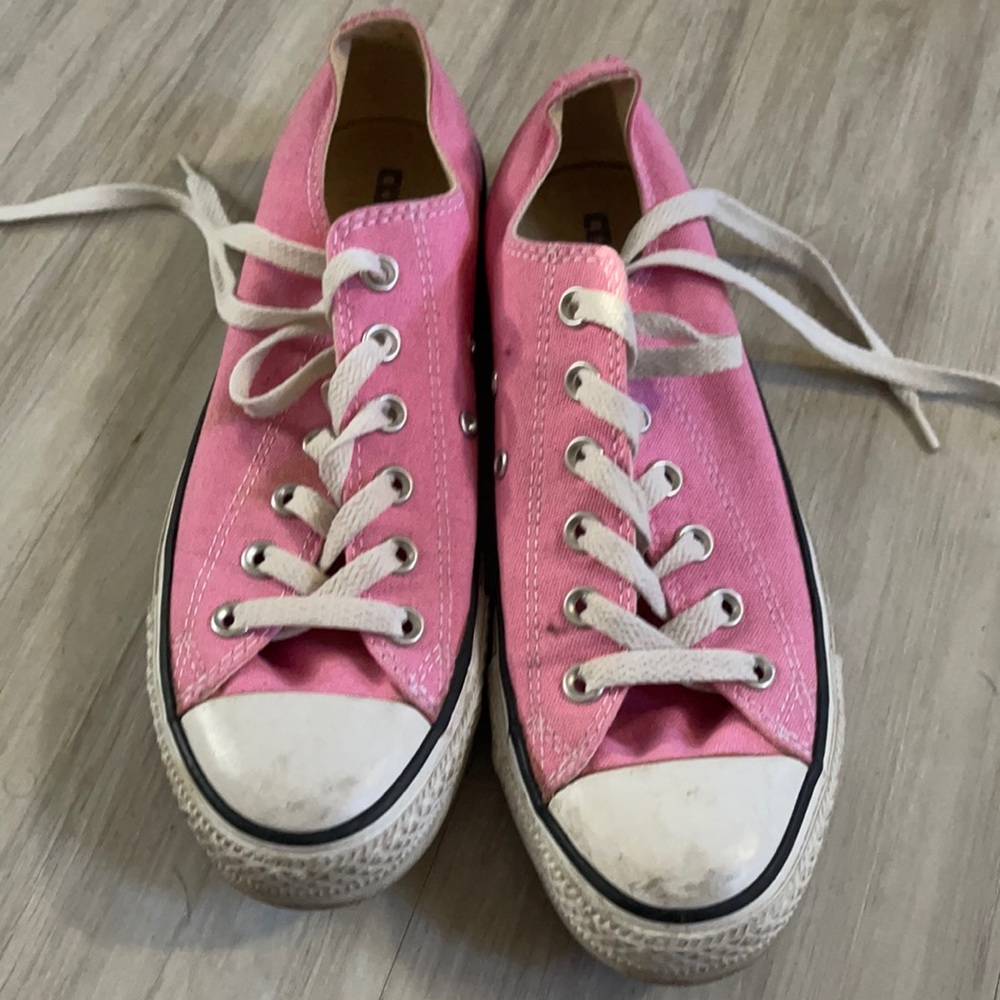 Gently used pink converse